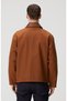 Camel Süet Detaylı Denim Ceket - 4