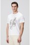N-Tech Beyaz Baskılı T-shirt - 4
