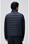 Lacivert Puffer Casual Yelek - 5