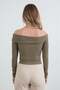 Bürümcük Fabric Madonna Collar Blouse - 4