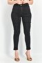 Women Skinny Fit Plain Stretchable Jeans, Black