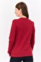 Women Regular Fit Long Sleeves Outdoors Sweatshirt, Maroon - 3