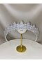 Snowra Bridal Crown Zircon Stone Wedding Hair Accessory - 3