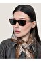 Unisex Rectangular Sunglasses Leopard Pattern Frame Smoked Glass Uv Protection Fraser C4 - 2