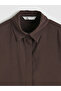 Lcw Vision Brown Modal Blend Crop Women's Shirt - 7