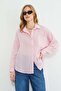 Tek Pocketed Cross Buttoned Oversized Shirt - 2