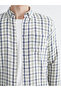 Nevavm Regular Fit Plaid Men's Shirt with Difference - 3