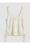 Nevavm U-Neck Openwork Women's Beach T-Shirt with a Difference - 3