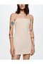 Rochie scurta, Crem
