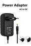 DC 12V 2A EU Plug DC12V Universal Power Transformer AC 100-240V 5.5mm X 2.1-2.5mm Converter Charger - 8
