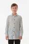 Striped Buttoned Camisole Boy's Shirt