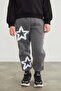 3 Thread Star Printed Jogger Girls' Sweatpants - 2