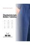 Cotton Muslin Fabric Summer Sweat-Repellent Cotton High Waist Wide Leg Palazzo Women's Trousers - 2