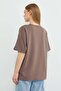 Crew Neck Casual T-Shirt with Heart Accessories - 8