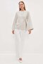 Single Button Sleeve Slit Jacket - 7