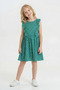 6-9 Years Elfida Girl's Dress -Green-