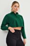 Crop Shirt with Butterfly Accessories - 6