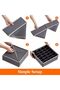 2-Pack Sock Drawer Organizer,Foldable Underwear,Fabric Dresser Grids,Wardrobe Storage Boxes,Grey - 4