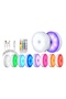 3PCS USB Rechargeable Magnetic RGB Night Lamp RGB White Led Night Light with Remote Control Dimmable - 8