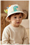 Boy's Dinosaur Detailed Cotton Summer Hat (1-3 Years) (Size 50 cm) - 3
