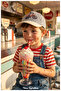 Retro Style 100% Cotton Boy's Hat (Ages 4-8) (Size 52 cm) - 3