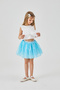 Blue Sequined Girl's Skirt - Gracie - 2
