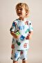 100% Cotton Animal Printed 2-Piece Pajama Set Light Blue Baby Boy H7902A526Hs - 2