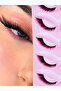 5 Pairs False Eyelashes Natural Appearance, Fluffy Mink Cat Eyes & Fox Eyes, Fine Hairs Fairy Sty... - 7