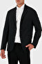 Slit Slim Fit Mono Collar Micro Woven Jacket Men's Coat Em000142 Te11109 Uc001 - 4
