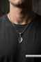 Leaf Handcrafted Stainless Steel Chain Men's Necklace - 2