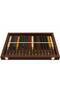 Rosary Box Hanging Glass Alcantara Brown - 3