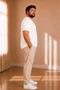 Men's 30/1 Combed 100% Cotton Oversized T-Shirt S-M L-Xl-Xxl - 2