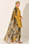 Long Pareo with Gathered Shoulder Detail - Alf7146 - 3