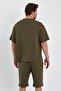 Pocket Detail T-Shirt-Shorts Set (E23-0064-0060) - 4