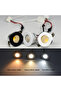 Pure White 6000K White Finish Small COB 3W LED Spot Downlights Cabinet Ceiling Light Cut 30mm CRI90+ - 7