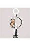 black 2 in 1 mobile phone holder clip fill light,ring fill light,desktop reading fill light,mobile p - 4