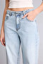 Straight Wide High Waist Straight and Wide Leg Jean Pants F9582Ax26Sp - 4