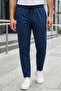 Navy Blue Lycra Sweatpants - 3