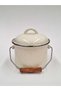 Enamel Potato Onion Bucket Bakraç Yogurt Pot 14 cm 1.4 Liter - 2