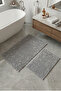 Bathroom Mat Set of 2 |   Machine Washable, Soft, Stain-Resistant |   60X100-40X60Cm