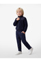 Buttoned Gabardine Fabric Cotton Carrot Cut Trousers
