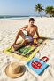 patterned beach towel - 4