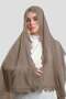 Mink Prayer Headscarf Shawl Chiffon Laced202106_10