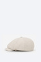 قبعة رجالية بيج 100% من الكتان B009206 - 3
