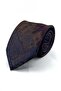 Beige - Burgundy Floral Tie - 4