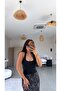 Black Polyamide Halter Top - 2