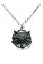 Black the Witcher Wolf Head Necklace |   Unisex |   Gothic and Fantastic Design with 60 cm Chain
