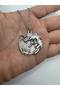 Witcher Wolf Embossed Locket Unisex Necklace | 60cm Chain Cosplay Accessory - 2