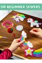 5 pcs DIY Sewing Fabrics Unicorn Crafts Felt Kit for Kids DIY Craft Supplies Kits Sets Gifts for ... - 8