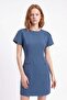 Short sleeve mini bodycon dress for women - 2